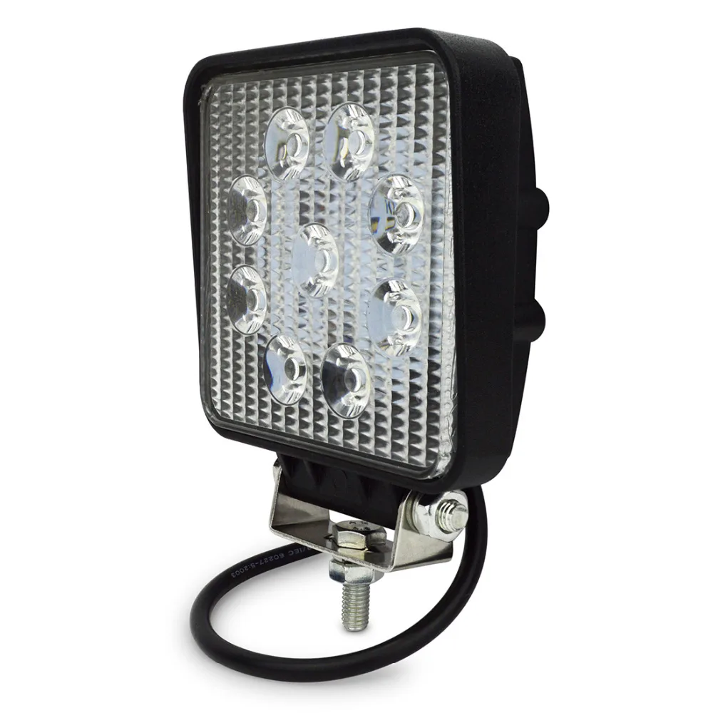 Wholesale 12V LED Truck Light Heavy Duty LED Head Light Square LED Work Light 27W 4inch