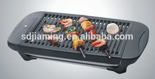 Гриль решетки чугуна материал портативный электрический гриль