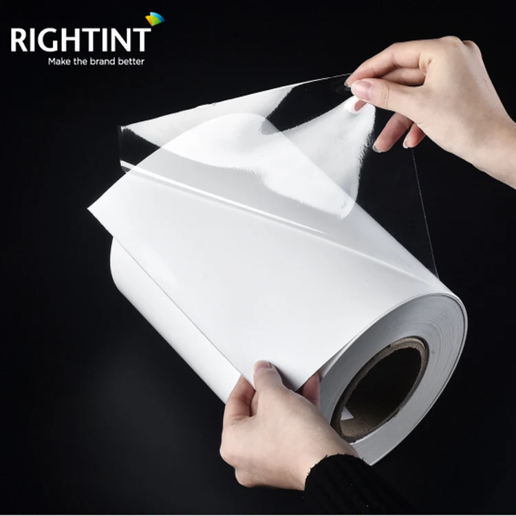 Clear Helmet Static Vinyl Cling Sticker Glass Film