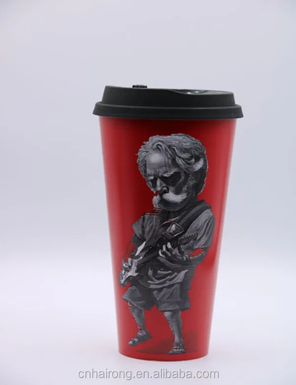 
Custom printed clear transparent disposable PP PET plastic cup with lid 