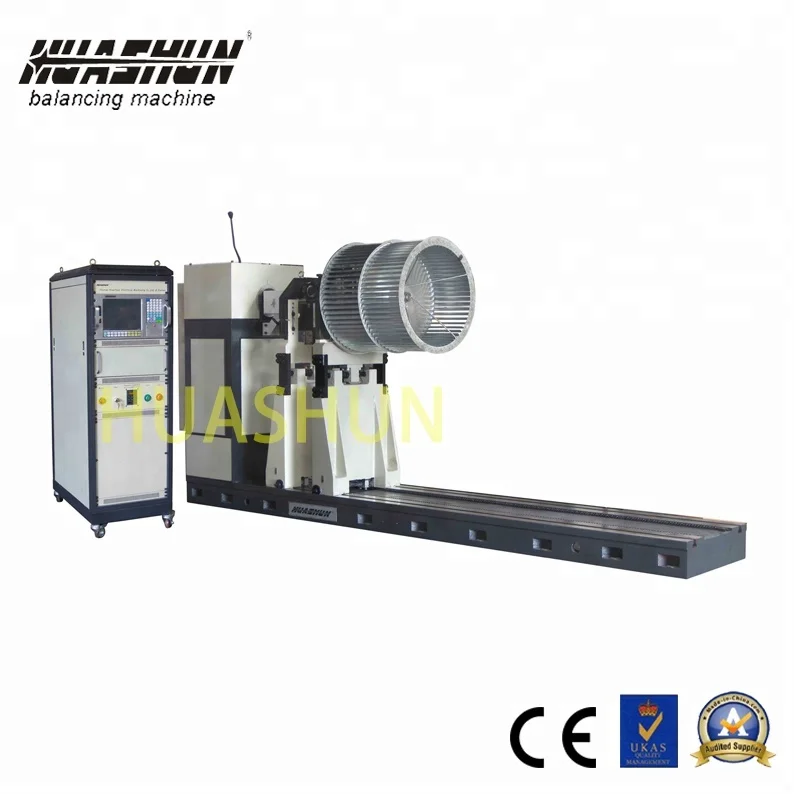 2018 HUASHUN universal impeller dynamic balance machine service with high precision