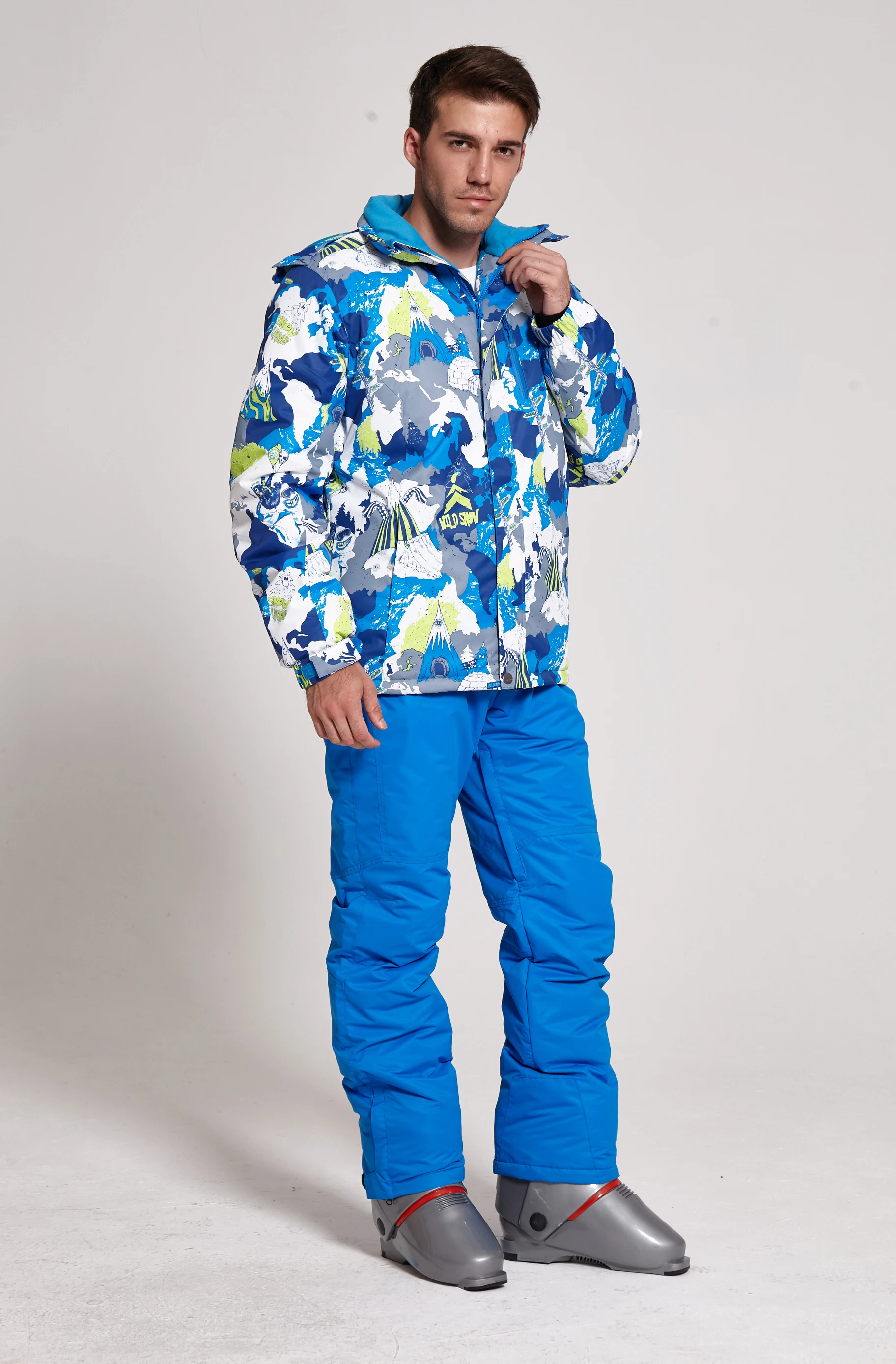 
Mens Ski Jacket Waterproof Outdoor Snowboard Clothes 