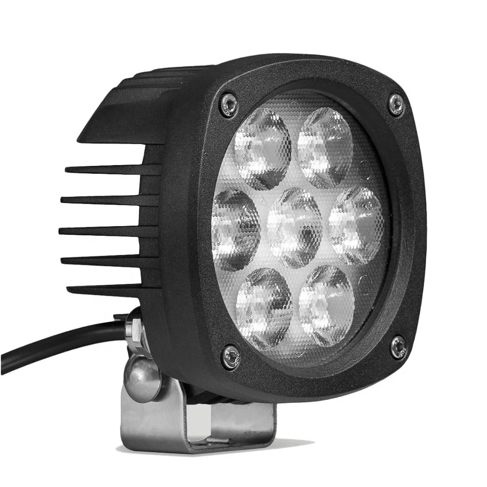 Full application magnetic 4.3 inch round 12V LED work light 35W 5000lm