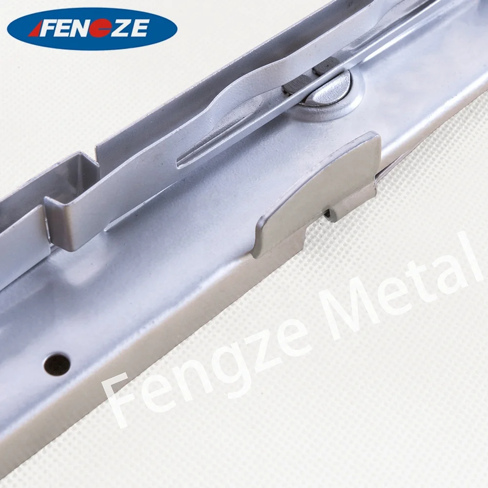 A1 Low cost glass 6inch jalousie iron louvre frame for window galvanised steel louvre frame