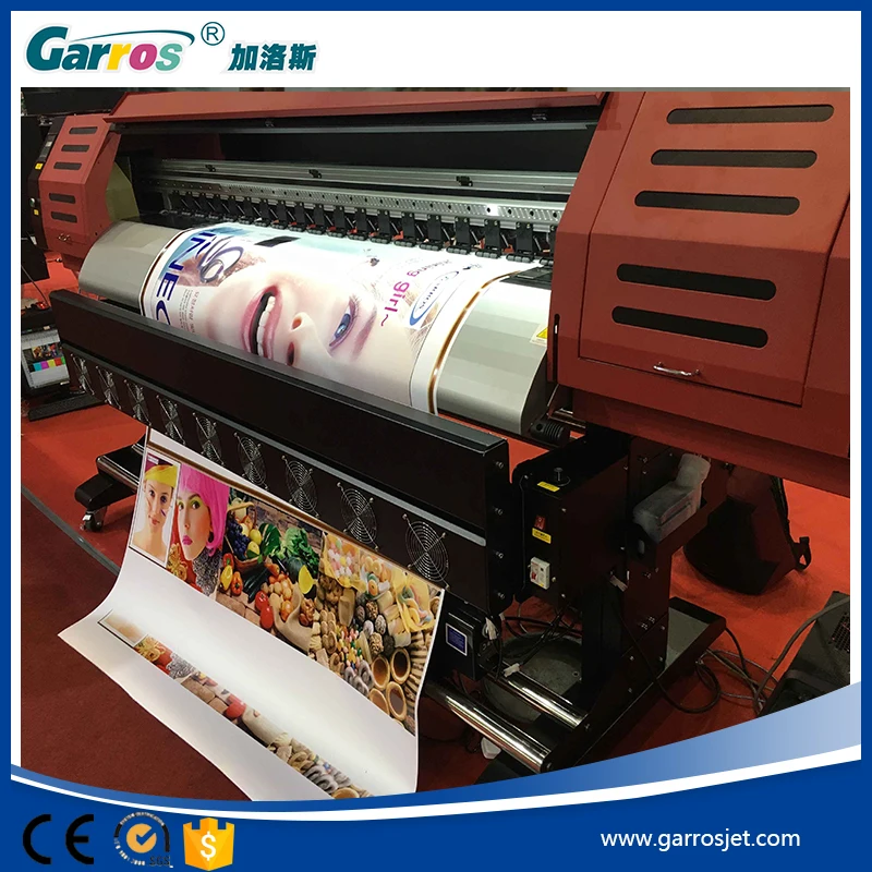 1.8m Garros Best Car Sticker Plotter Large Format Eco Solvent Printer with Epson Print Head