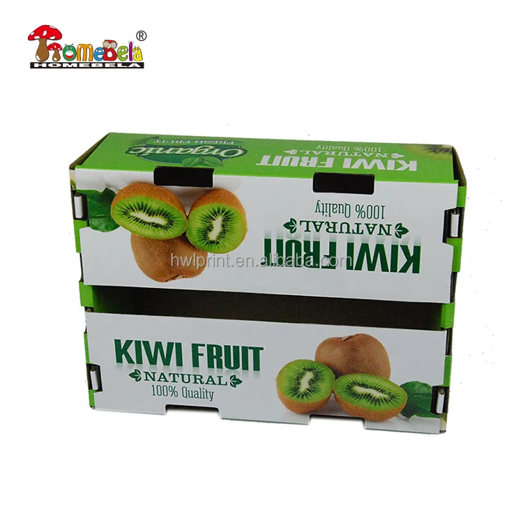 Kiwi fruit paper packaging factory diy design box