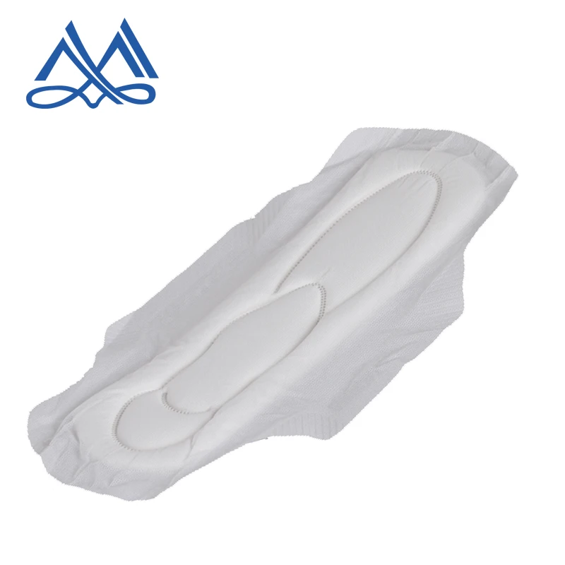 Winged Sanitary Napkins with soft cotton surface disposable sanitary pads for women period sanitary napkin