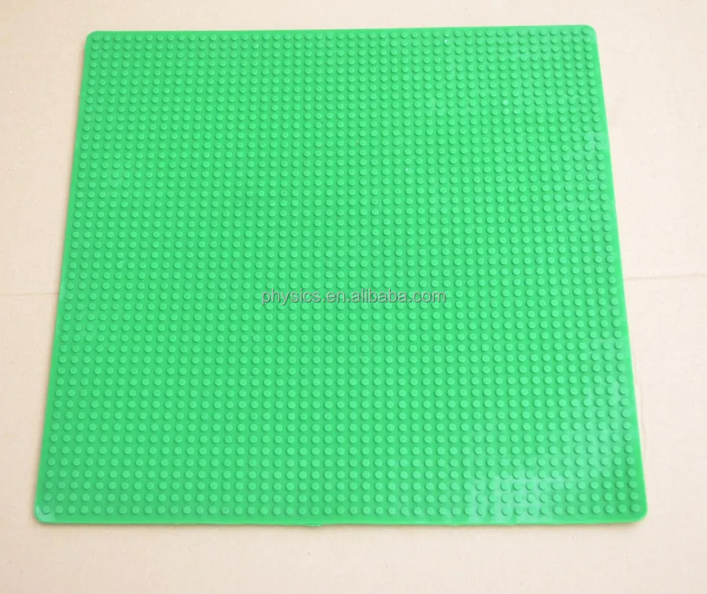 Brick Building Roll able Play Mat 15X15 Inch, Two Sided Silicone Mat - Works with All Major Brands of Bricks