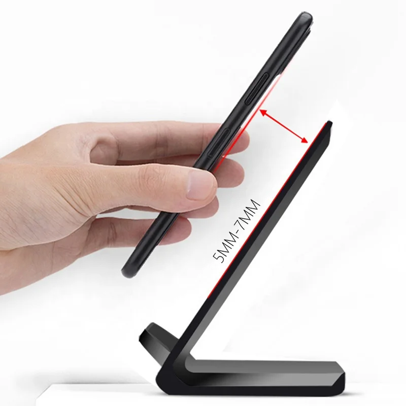 
10W universal Fast charging H8 dual coils Quick charge qi wireless phone charger holder stand for mobile phone 