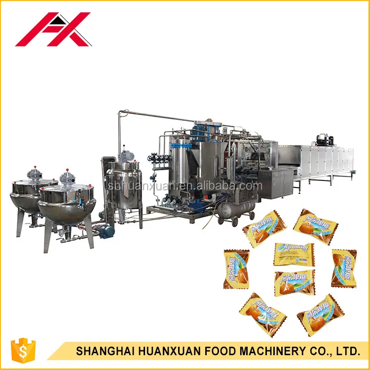 Hot selling stainless steel filled hard candy depositor production line