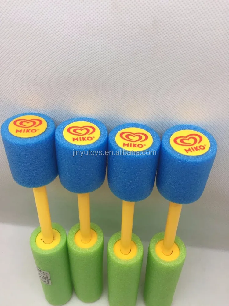 foam Water Blaster Squirt Guns Kids Outdoor Water Pool Toys 6-Pack Water Blaster Set