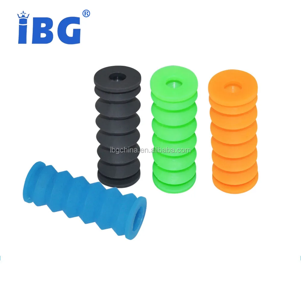 Hydraulic cylinder dust cover flexible corrugated rubber bellow hose