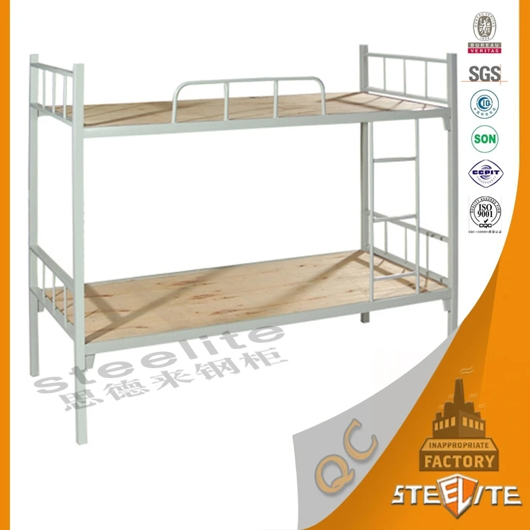 Cheap price wholesale dorm bunk bed / double decker metal bed / dubai bunk bed for sale