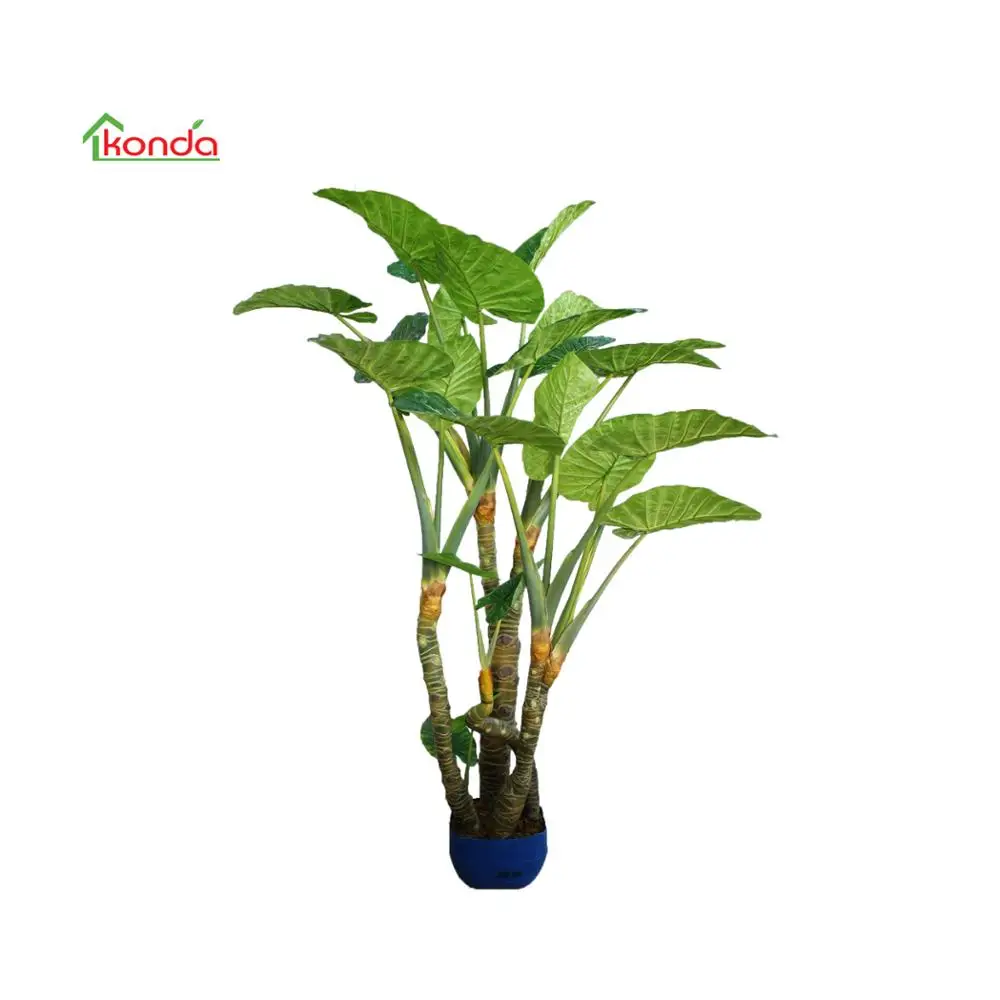 Factory Wholesale 180cm Large indoor decoration potted plants Real Touch artificial alocasia plant Aglaonema Philodendron