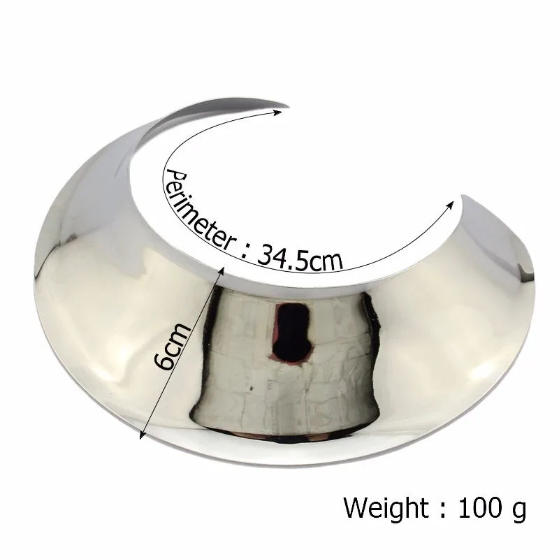 Geometric Big Collar Choker Necklace Women New Fashion Wide Alloy Torques Statement Necklaces Maxi Jewelry