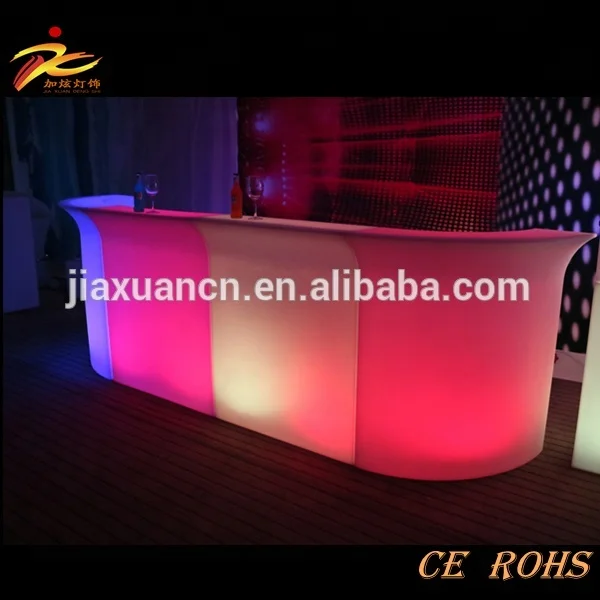 Перезаряжаемая светодиодная мебель для пляжа, мероприятия, клуба, улицы, барная стойка