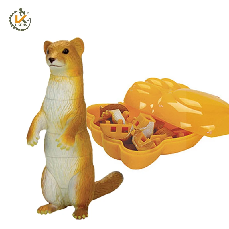 china manufacturer kids animal puzzle 3d animal diy animal jigsaw toys