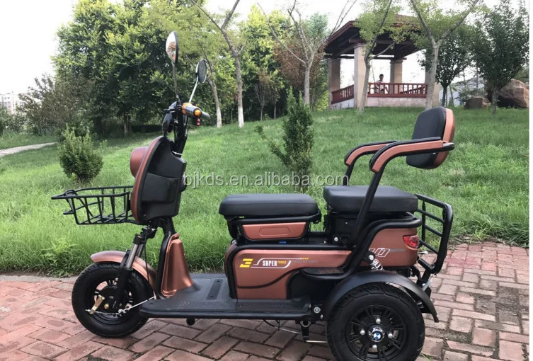 3 wheel 26inch 500w fat tire cargo electric tricycle with disk brake