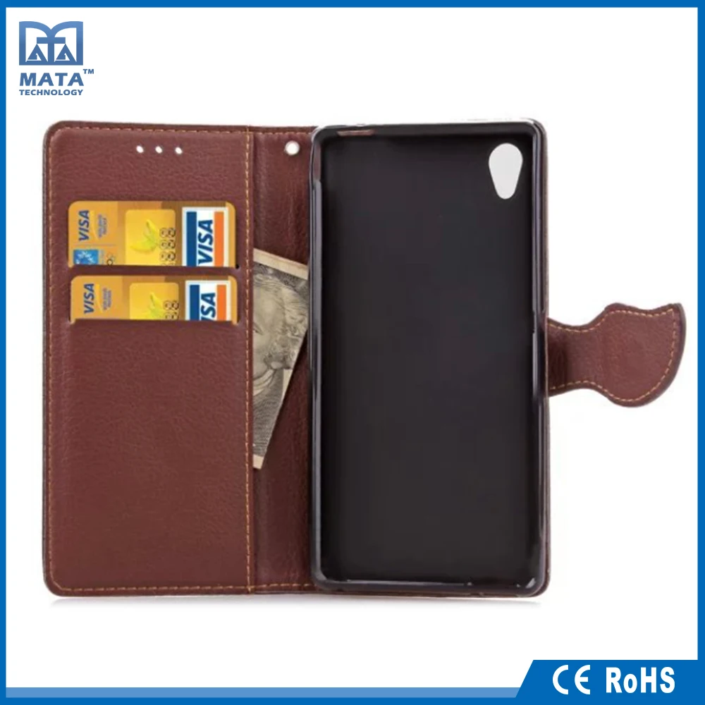 Индивидуальные высокого качества многоцветный телефон PU кожаный чехол для Sony Xperia Z5