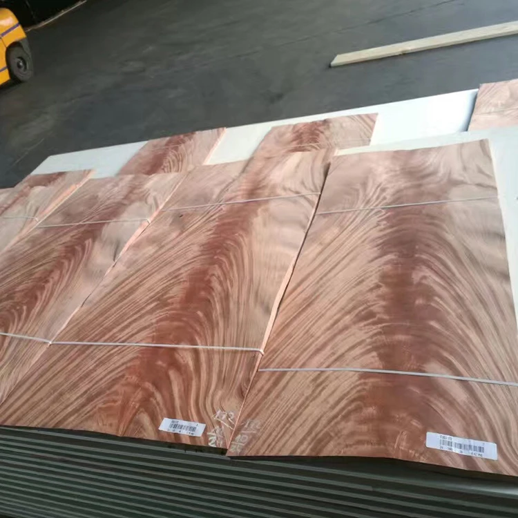 High Quality Decorative Wood Veneer Mahogany Crotch Veneer Sheet