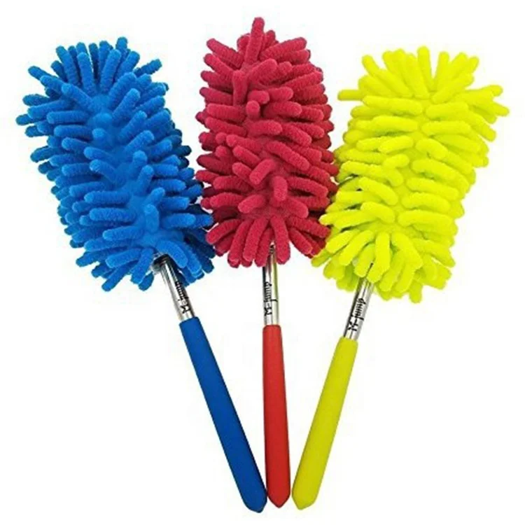 Best long handled extendable blind washable microfiber duster / Good grips ceiling fan duster with extension pole