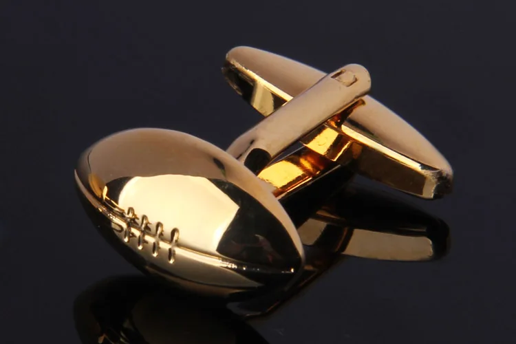 custom engraved football wholesale Rugby cufflinks for men