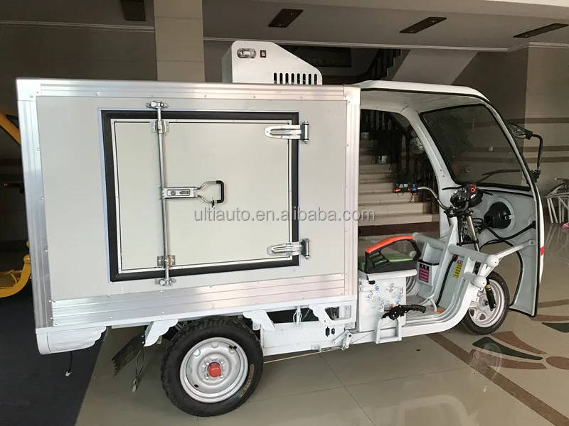 Electric Three Wheels food delivery veichle