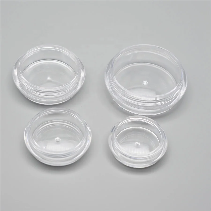 HeLun In Stock 10g 20g 30g 50g Gold Silver White Plastic Oval Jewelry Capsule Pill Jar