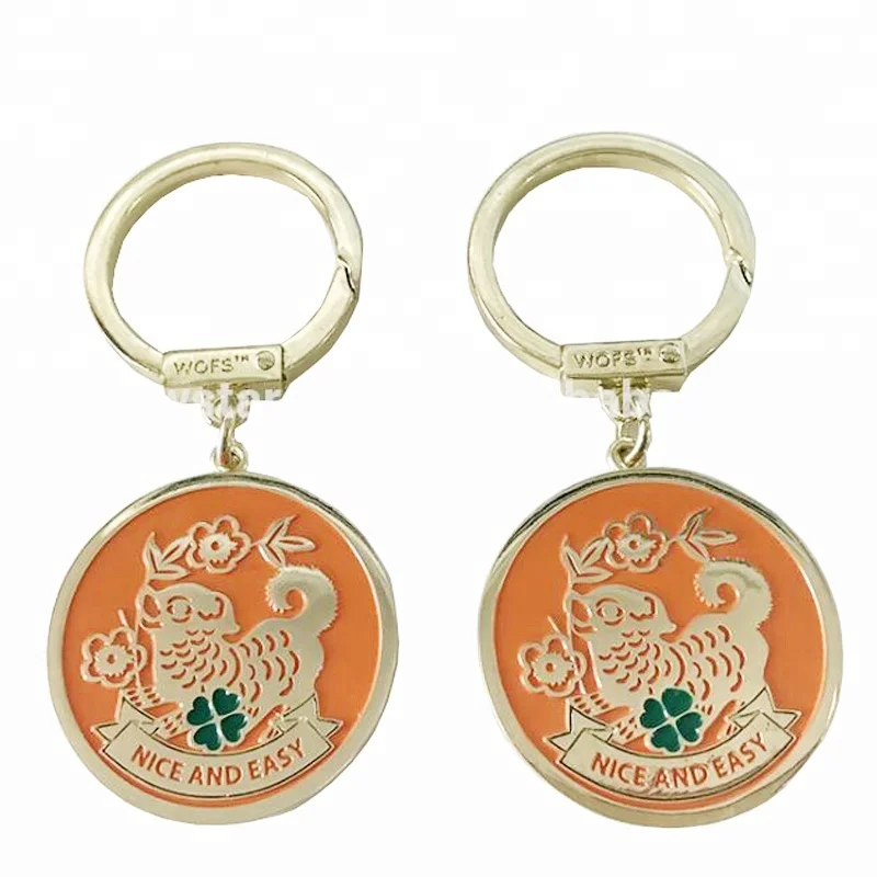 Top Selling Customized Casting Soft Enamel Key Ring Blanks Mini Cooper Keychain