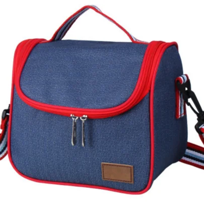 
6 Pack Fitness Meal Prep Bag Box,Neoprene Insulated Lunch Bag,Meal Management Bag 