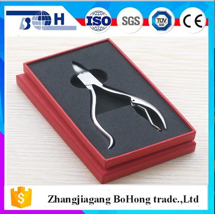 Горячие продажи цветная коробка для кутикулы ножницы из нержавеющей стали ногтей нипер