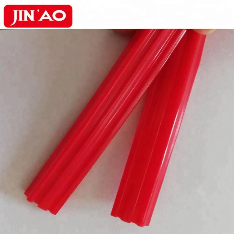 
Steel profile wipers for CNC machine cover Red PU lips 