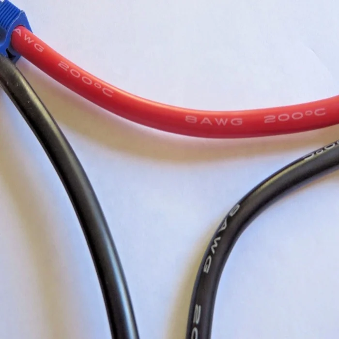 RC Lipo Battery Cable Harness EC5 Series Connection Battery Cable with 8AWG 10AWG 12AWG Silicone Cable