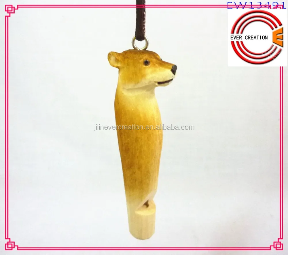 Guaranteed quality proper price wooden bird animal shape whistle