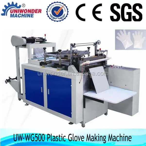 
Best manufacturer HDPELDPE Disposable Glove Making Machine 