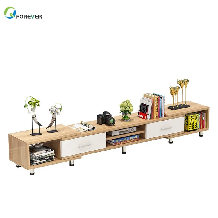 Nordic Economy Wood Color Wooden Coffee Table Sofa TV Cabinet Stand