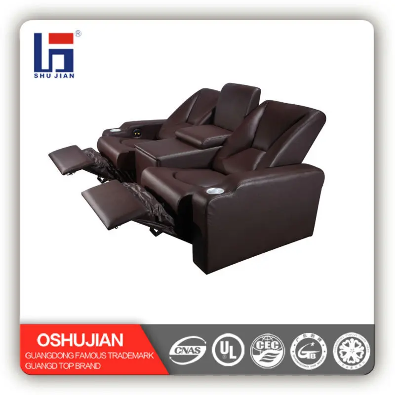 Classic functional leather home theater sofa SJ5806