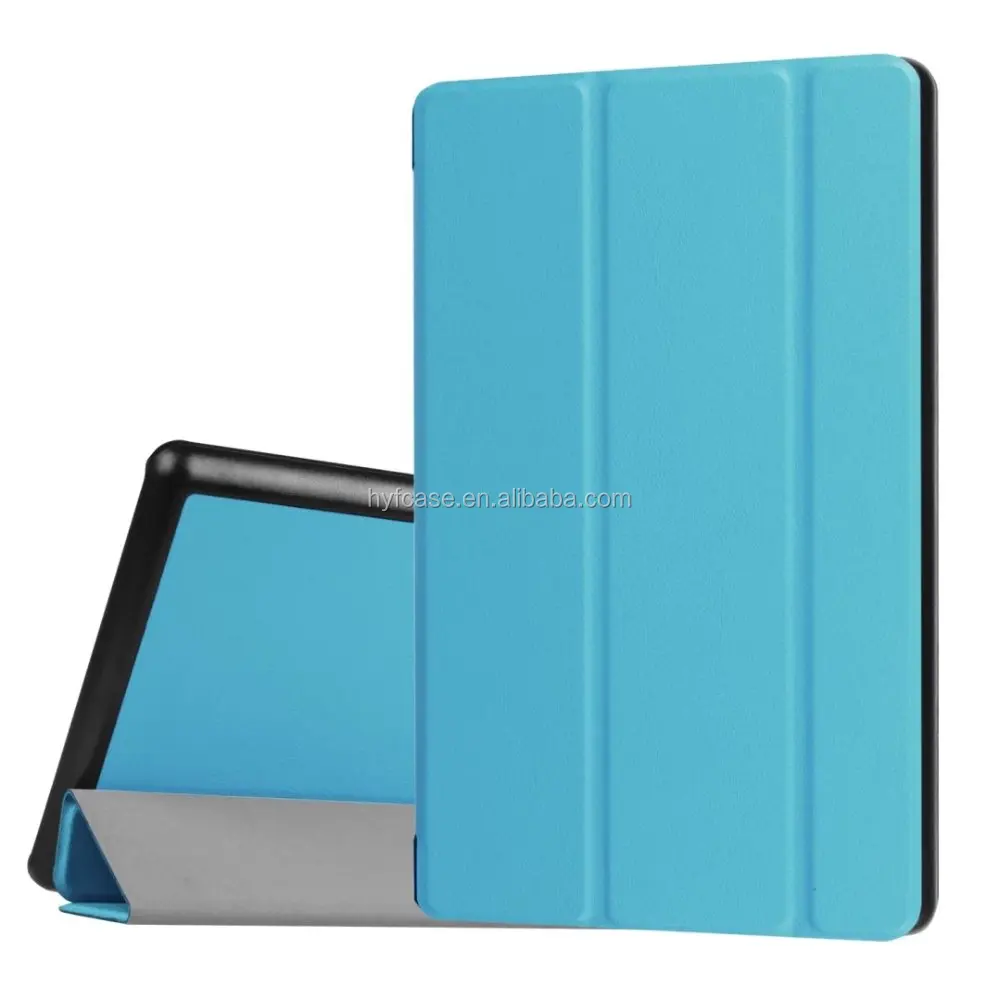 
Auto sleep/wake function smart tablet Flip Book cover for Amazon New kindle fire HD 8 leather case 