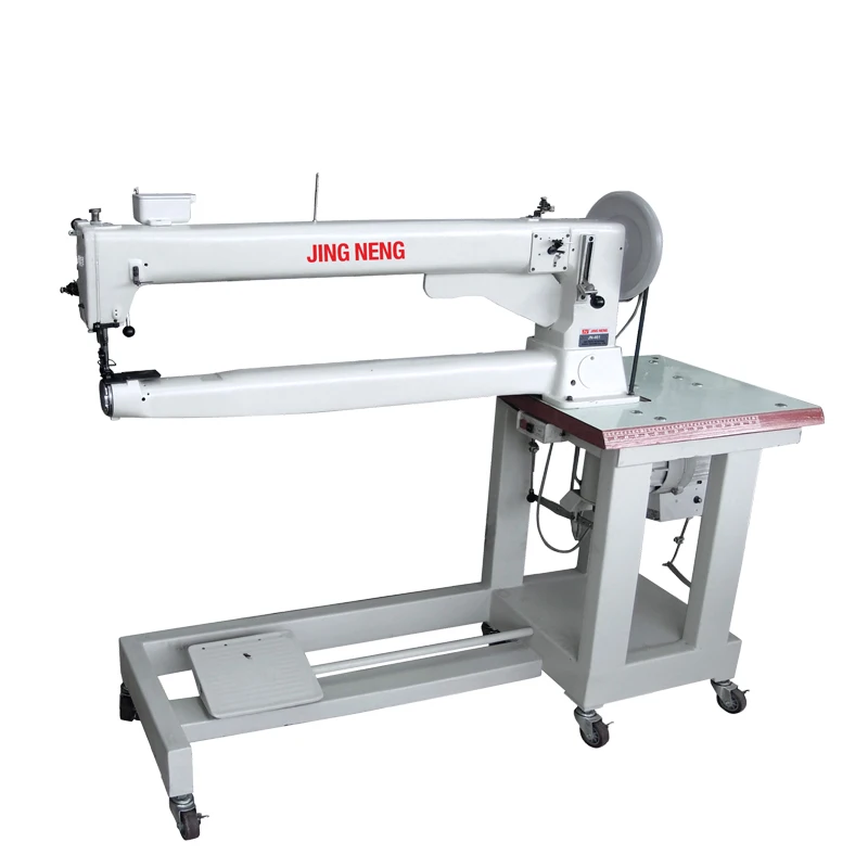 JN-462 Long Arm Heavy Duty Cylinder Bed Compound Feed Sewing Machine For Tents