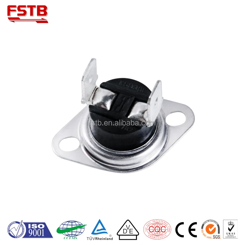 KSD301 thermostat 16a 250v thermal cutoff switch for electric boiler