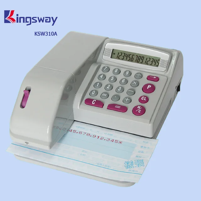 
Electronic Check Writer. 