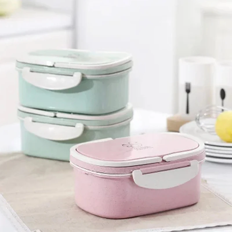 950ml rectangle hot lunch bento box lunch with handle
