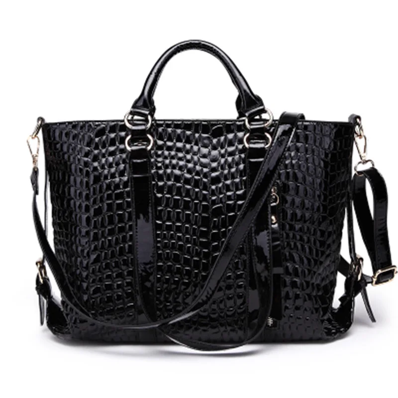 New fashion alligator pattern leather hand bag handbag tote bag