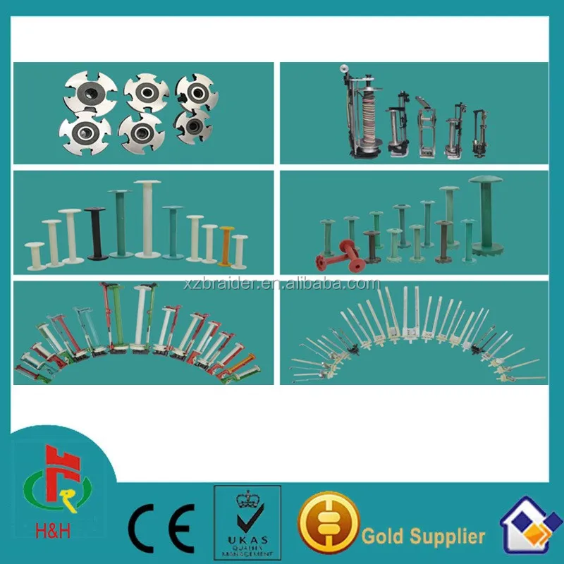 spindle and bobbin used for braider