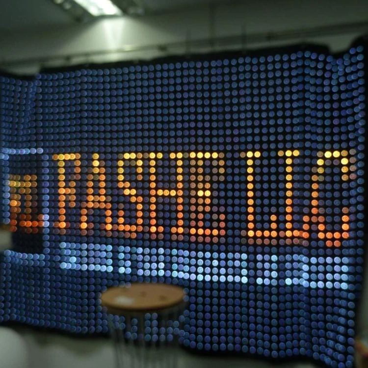 Roll up flexible/stage led screen for concert,led curtain screen display,flexible led video wall