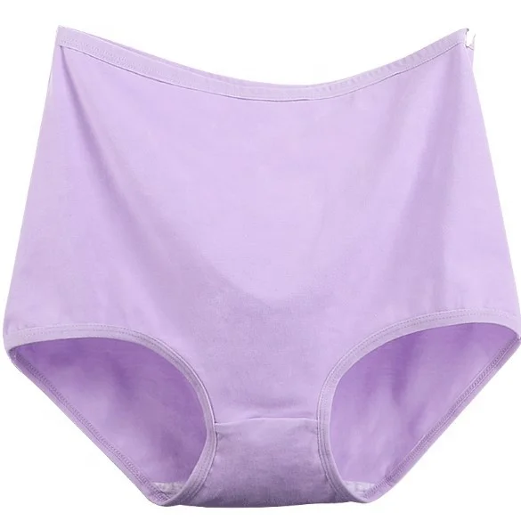Hot big size female underwear soft high waist breathable european granny wear panties