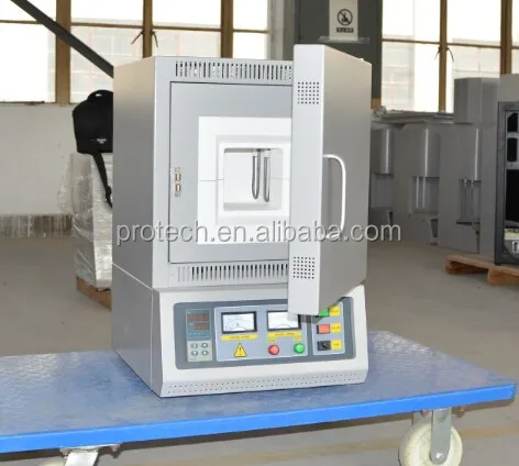 UL стандарт 1700C Мини ящик муфельная печь с plc программируемый контроллер --