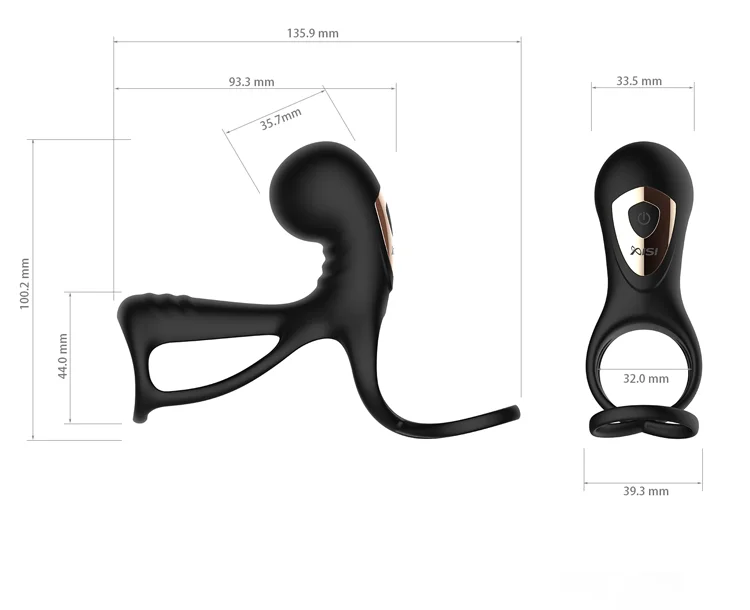 Penis Enlarger Condom Times Thick Sleeve Cock Ring Vibrator Men Sex Products