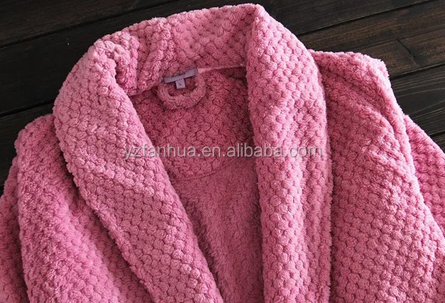 
Breathable,Eco-friendly,Quick Dry, honeycomb Jacquard Bathrobe wholesale 