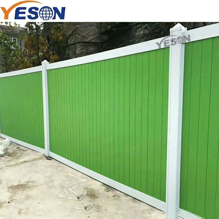 Multi-Color Bond Corrugated Sheet Enclosure Temporary Steel Hoarding Panel